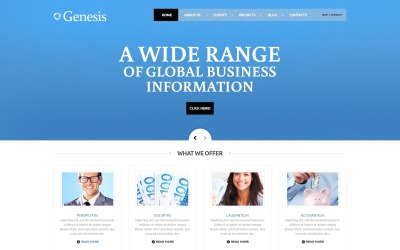 Tema de WordPress e modelo de site de estratégias de investimento grátis