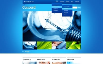 Tema e modelo de site responsivos de informática gratuitos