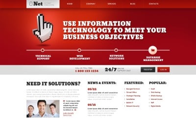 Ücretsiz İnternete Duyarlı WordPress Teması ve Web Sitesi Şablonu