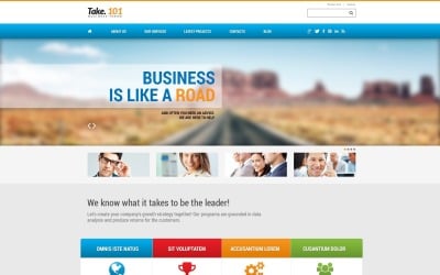 Бесплатный дизайн WordPress для управляющей компании