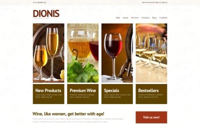Free Light Wine Theme for WordPress