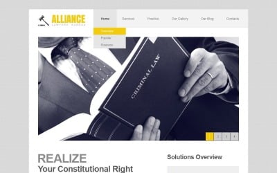 Free Solicitor&#039;s Office WordPress Website Theme &amp;amp; Template
