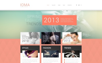 Gratis Trendigt mode WordPress -tema