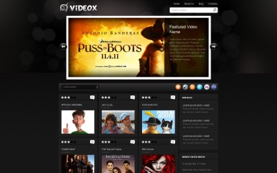 Gratis WordPress-mall för film