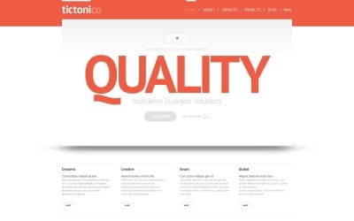 Modèle WordPress gratuit pour les solutions de gestion