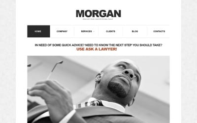 Tema gratuito de WordPress adaptable para abogados