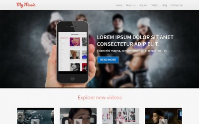 Tema gratuito de WordPress de música receptiva