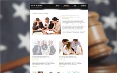 Tema gratuito de WordPress para abogados