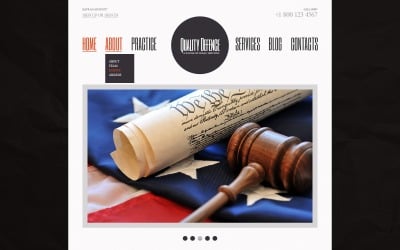 Tema gratuito de WordPress para bufetes de abogados