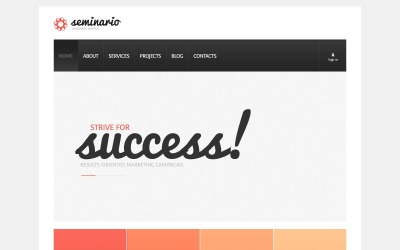 Tema WordPress de campanha de marketing gratuito