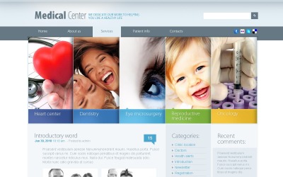 Tema WordPress de cuidados de saúde grátis