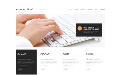 WordPress de tema mínimo grátis para agência de marketing