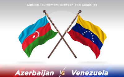 Azerbajdzjan kontra Venezuela två flaggor