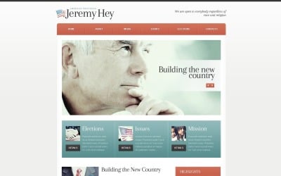 Darmowy motyw WordPress dla kandydata politycznego