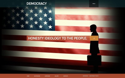 Darmowy szablon WordPress partii politycznej