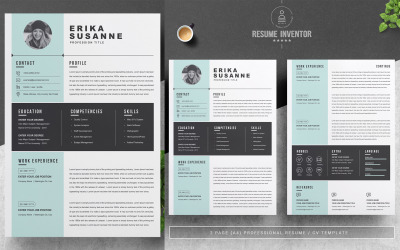 Erika / Profissional CV -mall