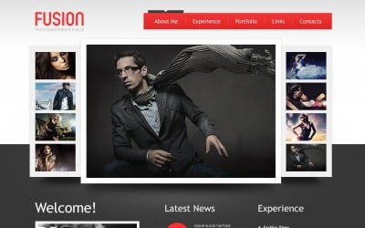 Tema de WordPress para portafolio de fotógrafos minimalista gratuito