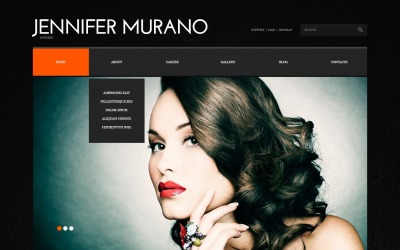 Tema gratuito adaptable de WordPress para página personal
