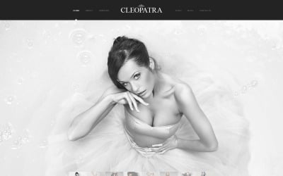 Tema WordPress gratuito para portafolio de fotógrafos - Cleopatra