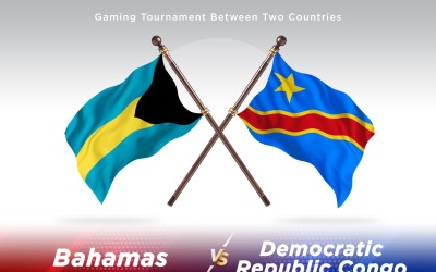 Bahamas contre République démocratique du Congo Deux drapeaux