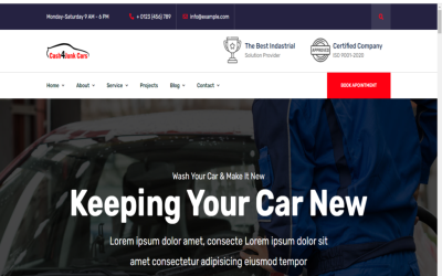 Cash4Junk - Modelo HTML para lavagem de carros