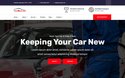 Cash4Junk - Plantilla HTML de lavado de autos