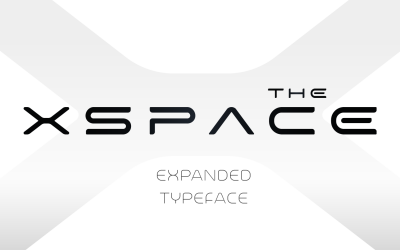 Футуристический шрифт HUD X-Space