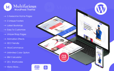 Multifarious - Tema de WordPress de varios conceptos