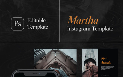 Šablona sociálních médií Martha Instagram