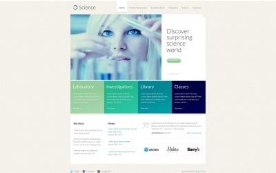 Free Science WordPress Theme