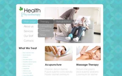 Gratis rehabilitatie WordPress-ontwerp