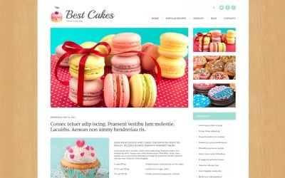 Free Responsive Sweet Shop Theme for WordPress