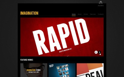 Free Web Design WordPress Theme - Imagination