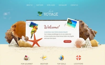 Gratis Magnificent Travel Agency WordPress Theme