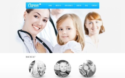 Gratis steriel medisch thema voor WordPress