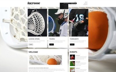 Ingyenes minimalista sport WordPress téma