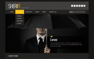 Modèle WordPress de sécurité gratuit