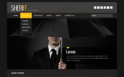 Modelo de segurança grátis para WordPress