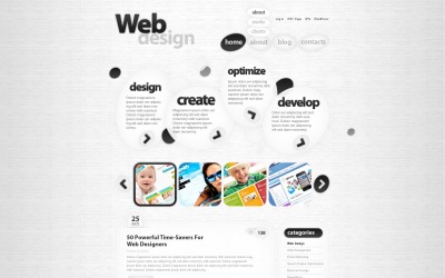 Plantilla WordPress gratuita para diseño web