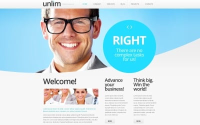 Tema de sitio web gratuito Sincere Consulting para WordPress