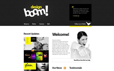 Tema gratuito de design da Web para WordPress