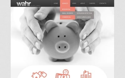 Tema gratuito de segurança minimalista para WordPress
