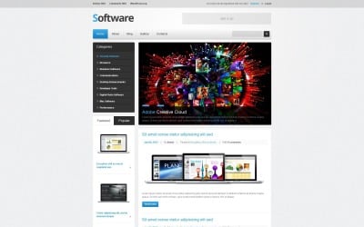 Tema gratuito de WordPress para empresa de software
