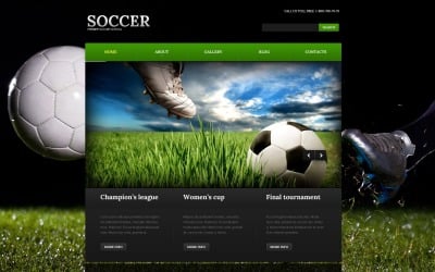 Thème WordPress de football élégant gratuit
