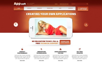 Zdarma rozložení obchodu se softwarem pro chytré telefony pro WordPress