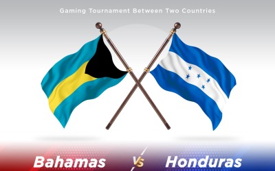 Bahamas contra Honduras Two Flags