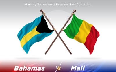Bahamas versus Malí Two Flags