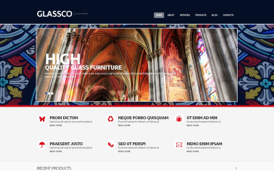 Design de site WordPress responsivo para janela gratuita