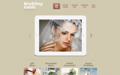 Template WordPress Responsive Gratuito Sito Wedding Planner