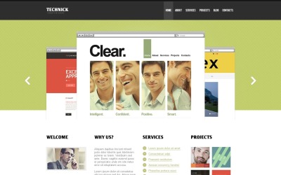 Zdarma Light Green Web Design WordPress téma